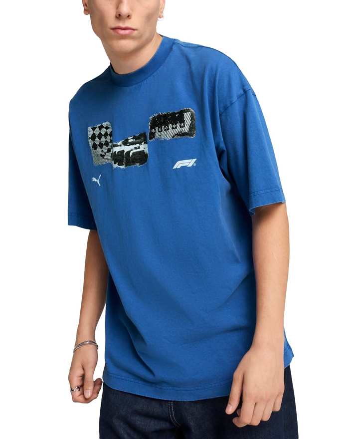 Translation missing: en.Puma Men's Sportwear Collection F1 Graphic T-Shirt - Blue-XL