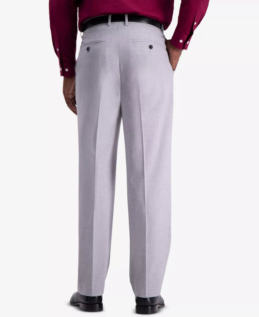Translation missing: en.J.M. Haggar Men's 4-Way Stretch Classic Fit Premium Dress Pants Light Grey-34x32