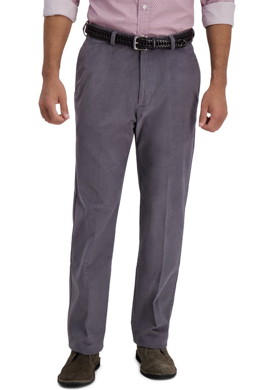 Translation missing: en.Haggar Men's Classic-Fit Premium Stretch Corduroy Pants Charcoal Grey-36x30