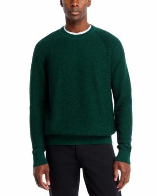 Translation missing: en.Michael Kors Mouline Sweater Dark Emerald Size 2XL Men's Modern-Fit Textured