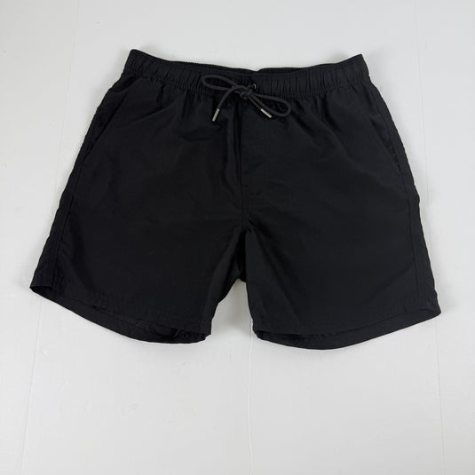 Translation missing: en.Cotton On Men's Kahuna Drawstring Shorts 5in Inseam Pockets Black-Small