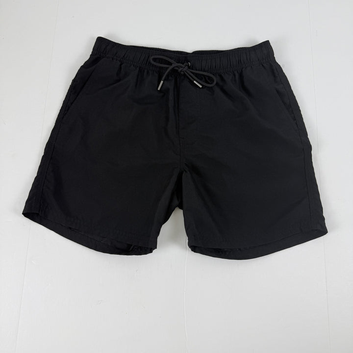 Translation missing: en.Cotton On Men's Kahuna Drawstring Shorts 5in Inseam Pockets Black-Small