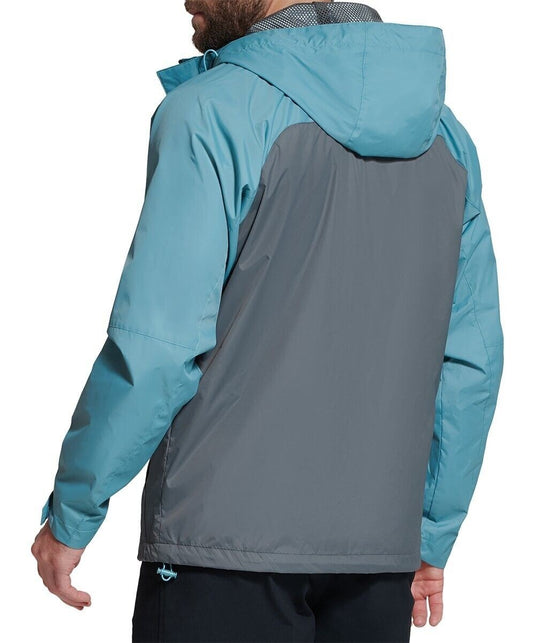 Translation missing: en.Bass Outdoor Men's Firebird Rain Tech Jacket in Gargoyle/Arctic-Small