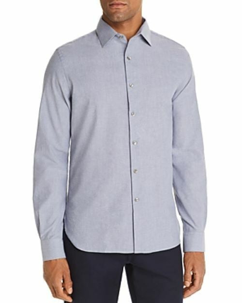 Translation missing: en.The Men's Store  Chambray Classic Fit Shirt Blue-Large