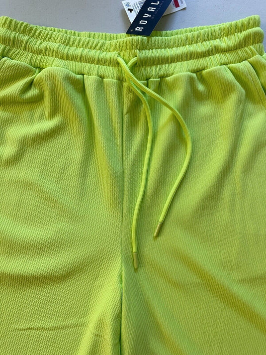 Translation missing: en.Royalty by Maluma Men's Relax-Fit Textured Ottoman Stripe Shorts Mojito-Small