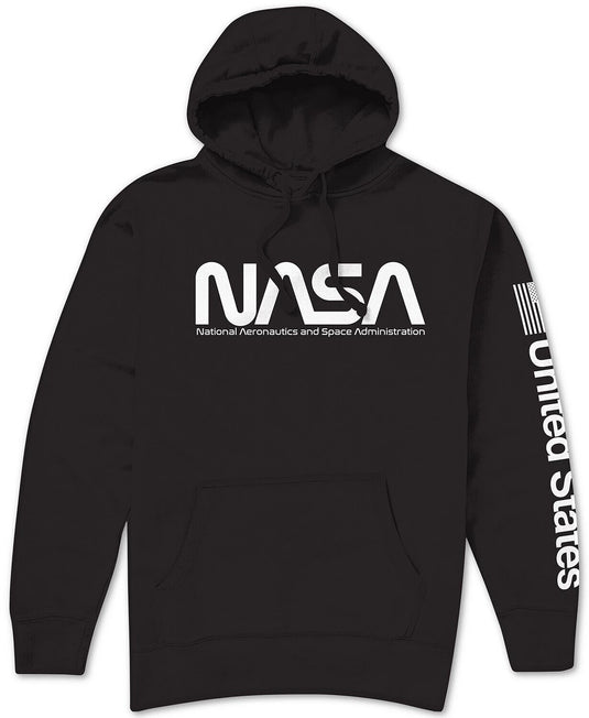 Translation missing: en.Hybrid NASA Logo Men's Hoodie Black-Small