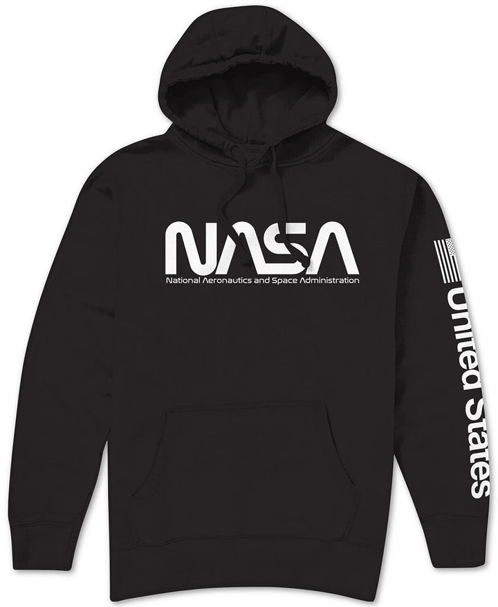 Translation missing: en.Hybrid NASA Logo Men's Hoodie Black-Small