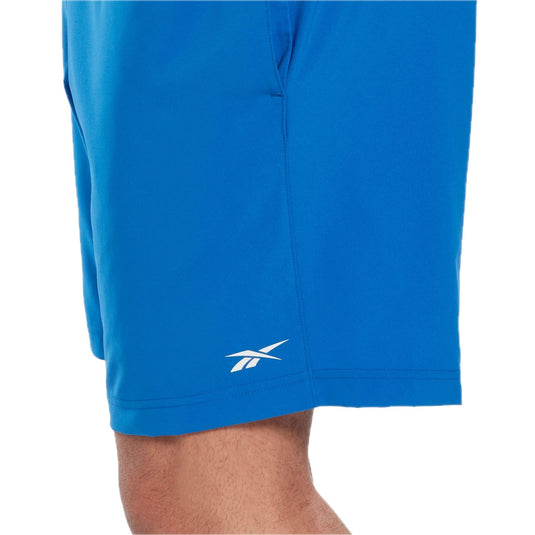 Translation missing: en.Reebok Workout Ready Shorts Vector Blue Size Medium Woven 9Inseam Reg Fit