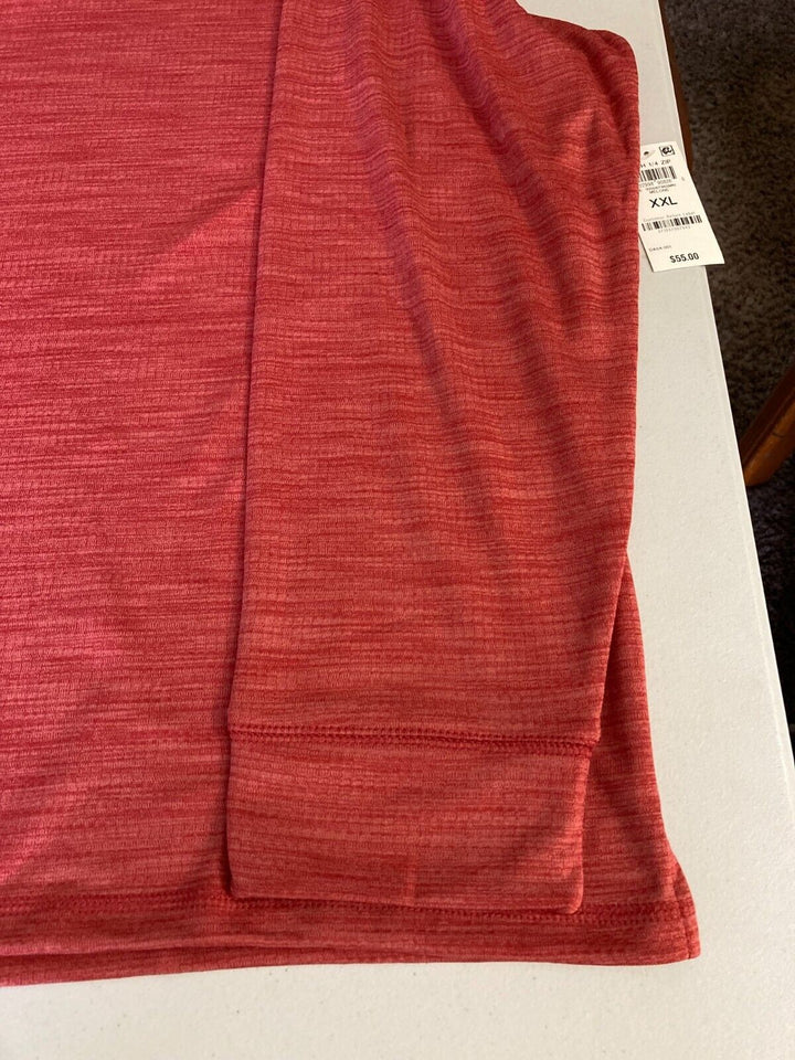 Translation missing: en.Club Room Men's Quarter-Zip Tech Sweatshirt in Melone-Size Small