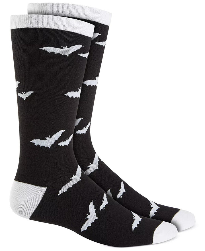 Translation missing: en.Club Room  Lot of 3 Halloween Bat Crew Socks Black Multi-One Size