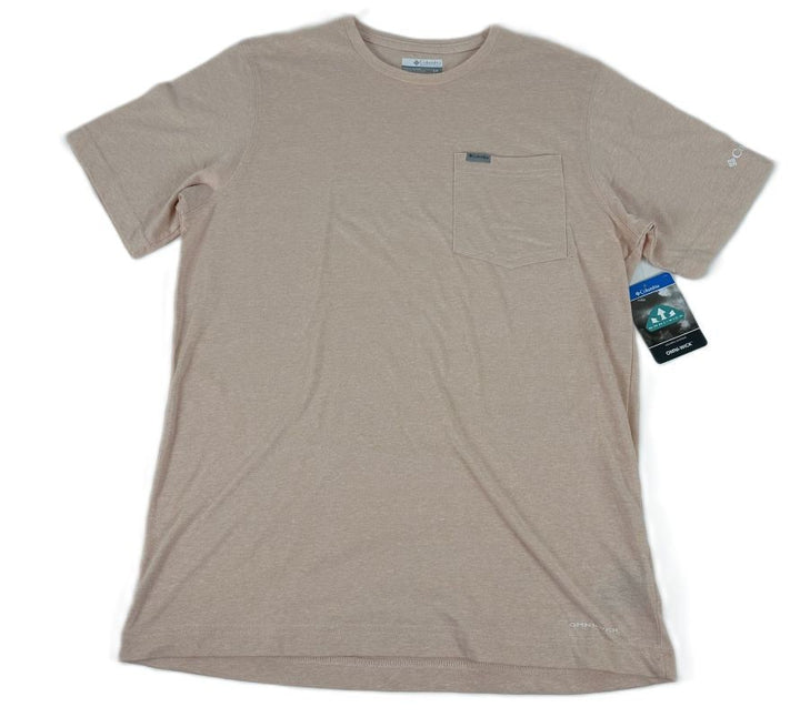 Translation missing: en.Columbia Men's Thistletown Hills Pocket Tee T-Shirt Peach Blossom Heather-Small