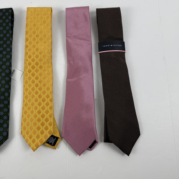 Translation missing: en.Tommy, Calvin Klein, PE, MK Lot of 5 Premium Silk Polyester Ties Assorted-OS
