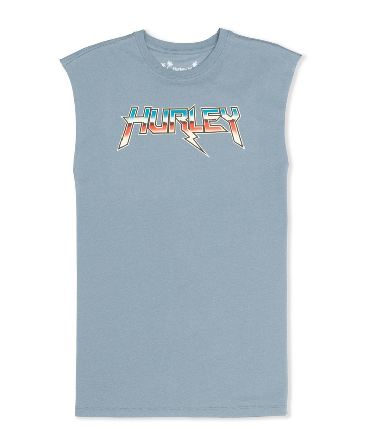 Translation missing: en.Hurley Men's Liberty Muscle Tank Top Premium Cotton Blend Worker Blue-2XL