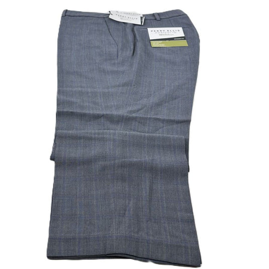 Translation missing: en.Perry Ellis Portfolio Men's Modern-Fit Resolution Dress Pants Mid Grey-34/34