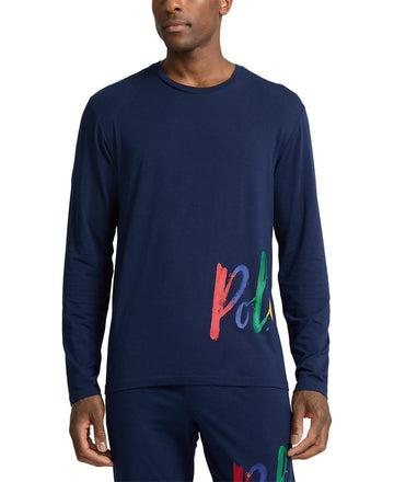 Translation missing: en.Polo Ralph Lauren Pajama Shirt Cruise Navy Size XL Men's Long-Sleeve Crewneck