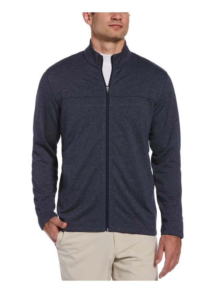 Translation missing: en.PGA Tour Men's Royal Fleece Golf Jacket in Caviar Heather-Small