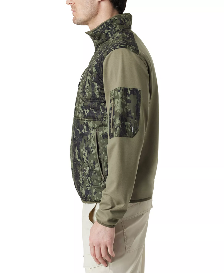 Translation missing: en.Bass Outdoor Men's Earlybird Runner Camo Jacket Bark Camo Deep Lichen-Small