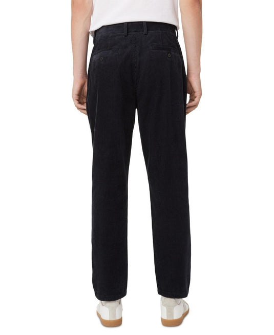 Translation missing: en.Frank And Oak Men's Jamie Tapered-Fit Pleated Corduroy Pants - Dark Blue-28W