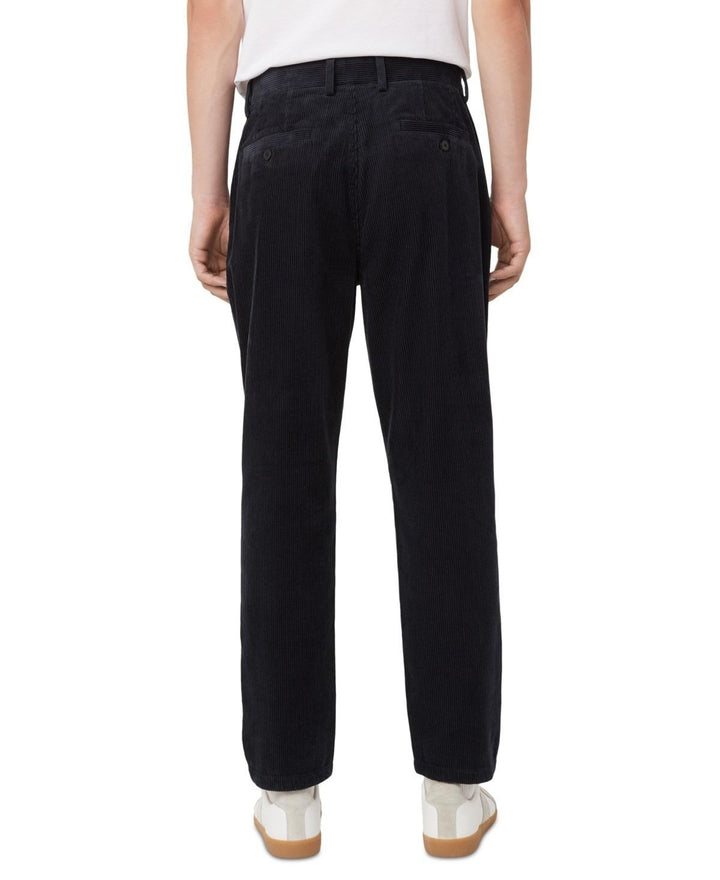 Translation missing: en.Frank And Oak Men's Jamie Tapered-Fit Pleated Corduroy Pants - Dark Blue-28W
