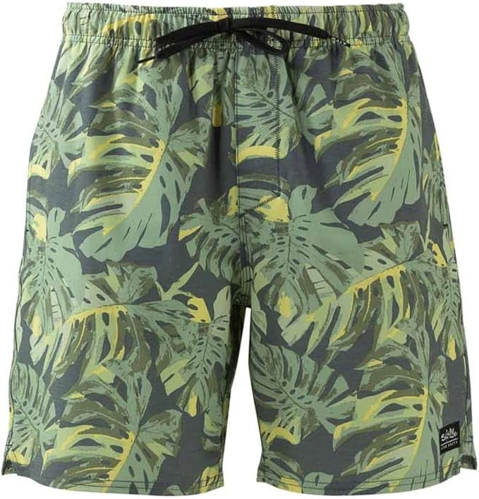 Translation missing: en.Salt Life Men's Loungin' Canopy 4 Way-Stretch Board Shorts - Ebony-2XL