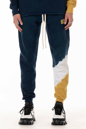 Translation missing: en.Original Paperbacks Men's Brighton Striped Leg Tie Dye Joggers Blue Multi-Medium