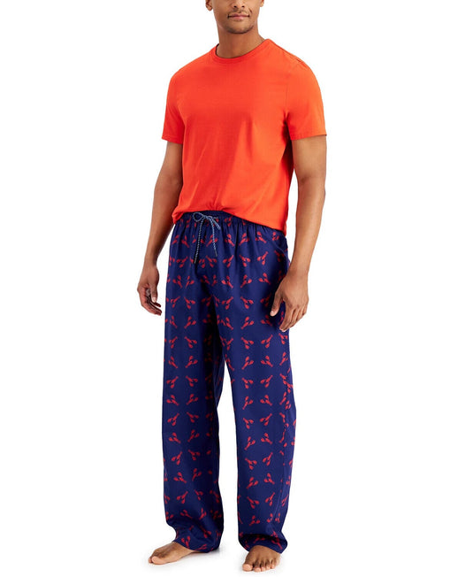 Translation missing: en.Club Room Men's Lot of 2 Sleep Tee-Shirts in Red and Blue-Size Small