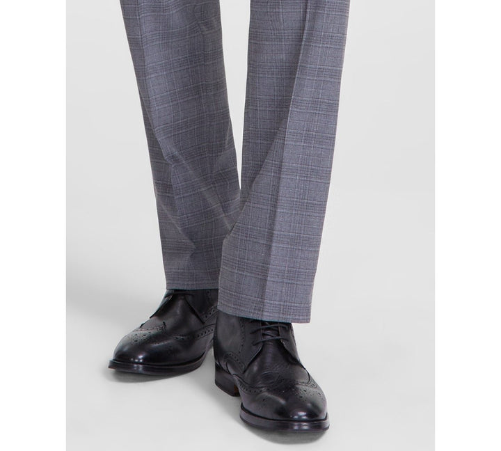 Translation missing: en.Michael Kors Marvin Men's Classic Fit Fall Pattern Pants Gray Plaid-35Wx32L