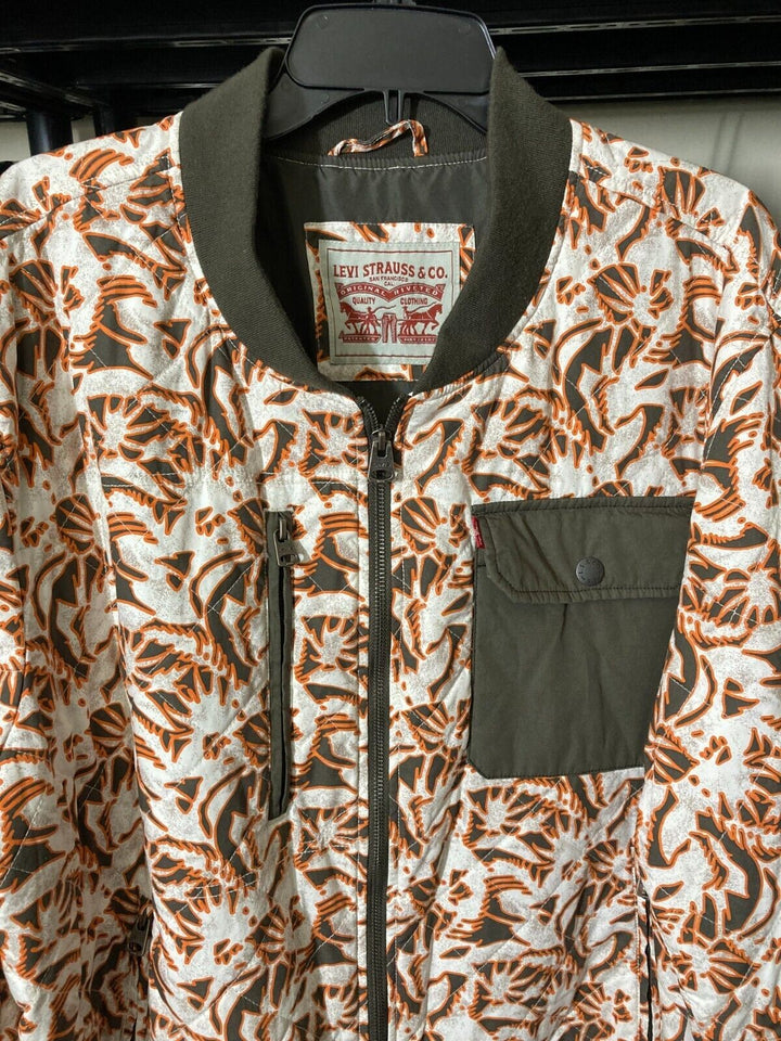 Translation missing: en.Levi's Men's Parachute Cotton Diamond Quilted Bomber Jacket Multicolor-2XL