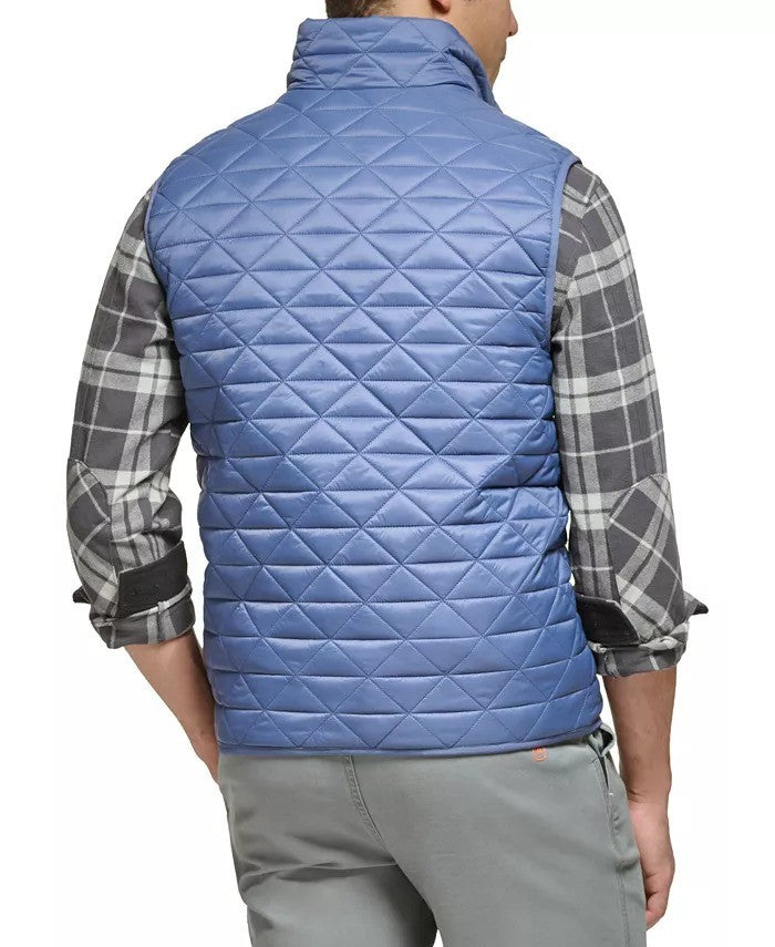 Translation missing: en.Bass Outdoor Men's Delta Diamond Quilted Packable Puffer Vest - Blue Indigo-2XL