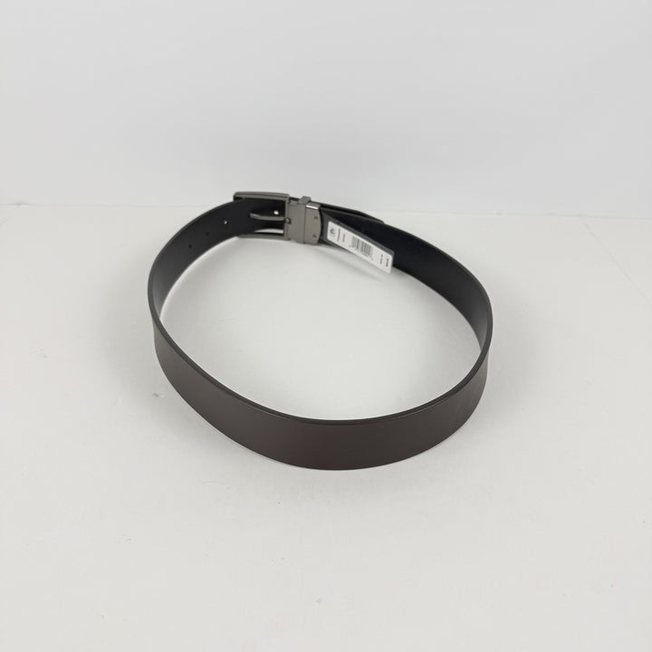 Translation missing: en.Original Penguin Men's Faux Leather Antique-Look Reversible Belt - Brown-30