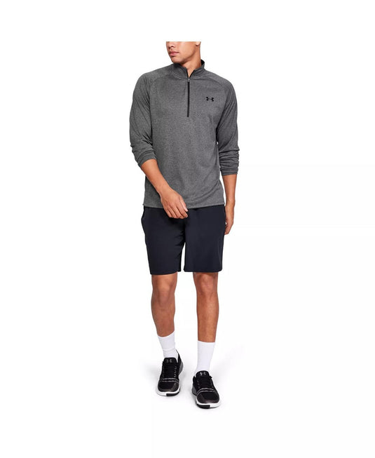 Translation missing: en.Under Armour Ua Tech Half-Zip Pullover Carbon Heather/Black Size 2XL Mens Loose