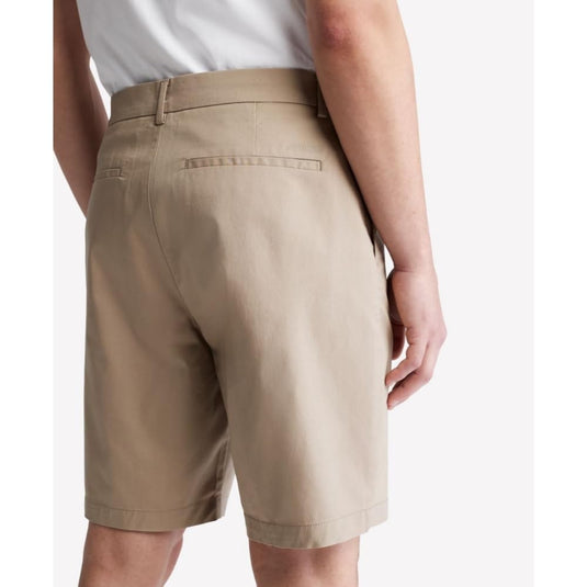 Translation missing: en.Calvin Klein Men's Refined Slim Fit 9in Shorts - Greige Beige-30W