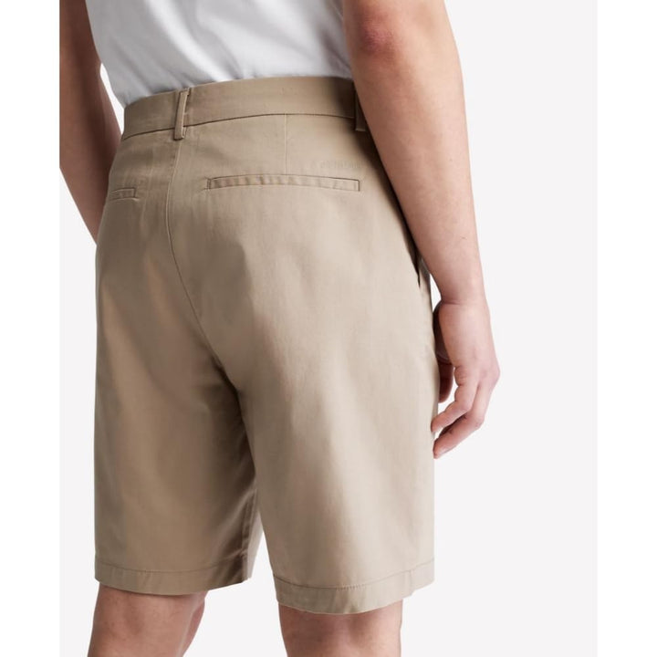 Translation missing: en.Calvin Klein Men's Refined Slim Fit 9in Shorts - Greige Beige-30W