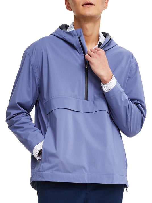 Translation missing: en.Alfani Men's AlfaTech Popover Anorak Lightweight Jacket Camminare Noir-Small