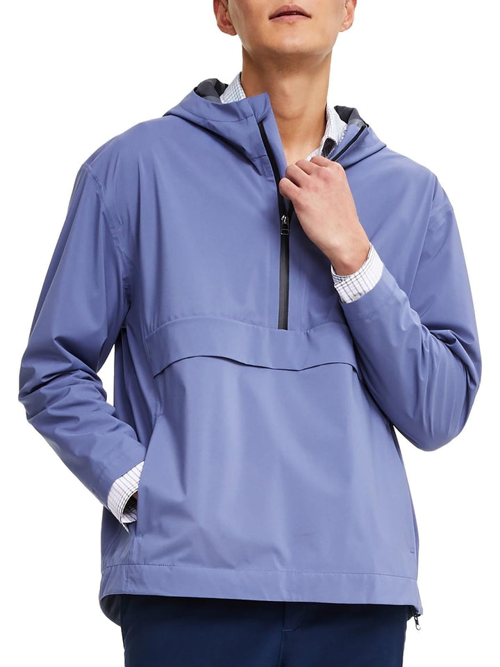Translation missing: en.Alfani Men's AlfaTech Popover Anorak Lightweight Jacket Camminare Noir-Small