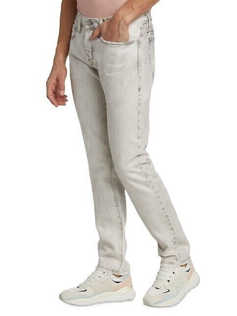 Translation missing: en.Frame L'Homme Men's Slim Fit Distressed Jeans in Calverton-Size 36/33