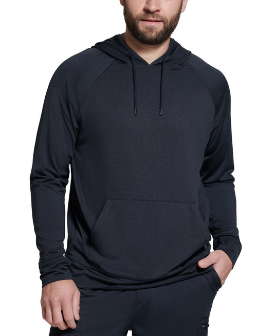 Translation missing: en.Bass Outdoor Men's Summit Mélange Jersey Hoodie in Black-Medium