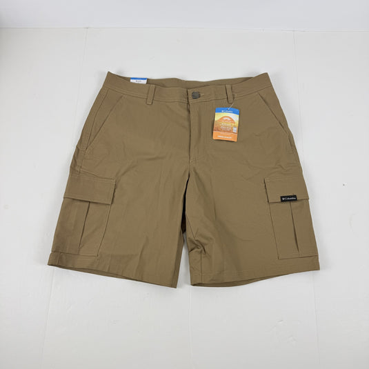 Translation missing: en.Columbia Men's Rapid Rivers Cargo Shorts Cotton Blend Stretch Delta Brown-30W