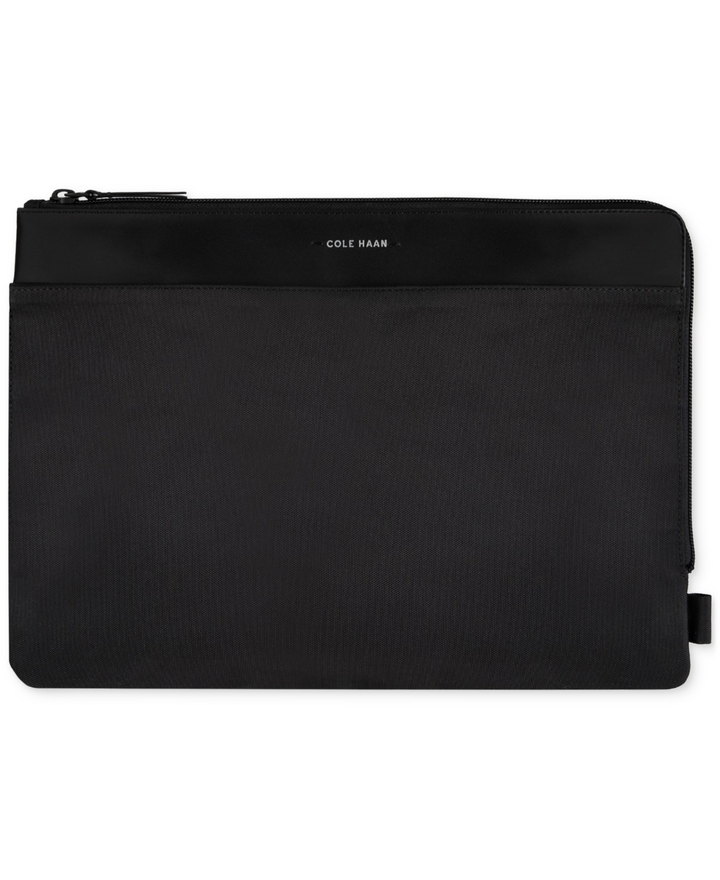 Translation missing: en.Cole Haan Men's Tech Case Black 13 2/5 L x 1/4 W x 9-4/5 H Laptop Phone Holde r
