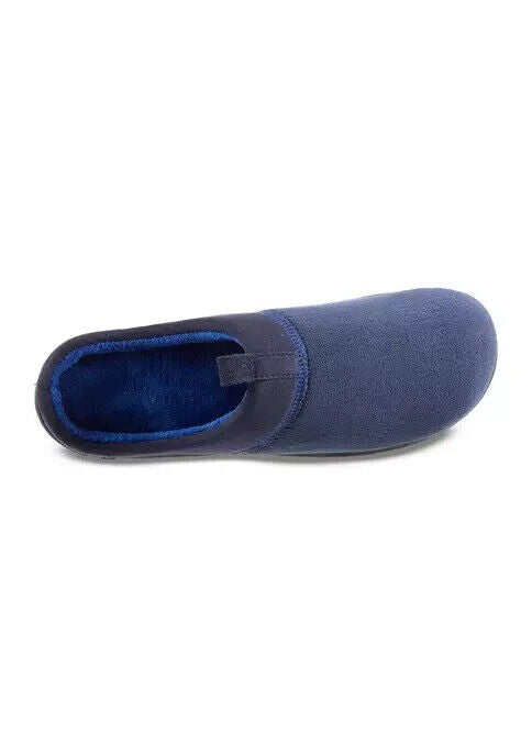 Translation missing: en.Isotoner Men's Jared Hoodback Memory Foam Slippers in Navy-M 8-9