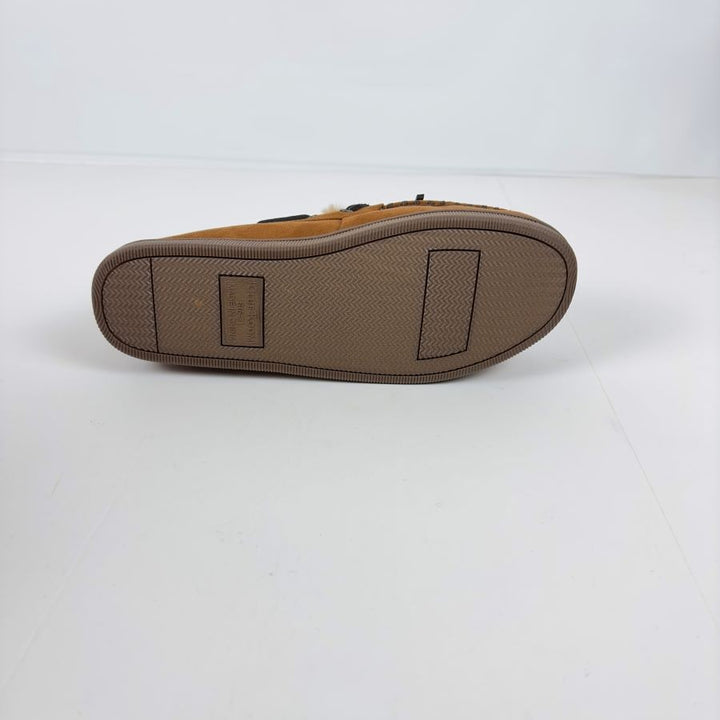 Translation missing: en.Club Room Men's Moccasin Slippers in Tan-Small 6-7