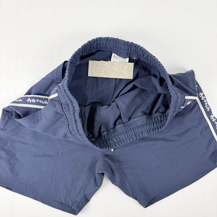 Translation missing: en.All Good Things Are Welcome Here French Terry Cotton Sweat Shorts Indigo-Large