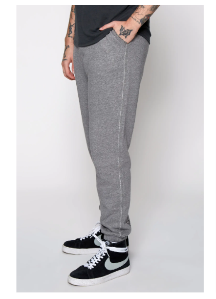 Translation missing: en.Spiritual Gangster Men's Revive Joggers in Heather Grey-Size Small