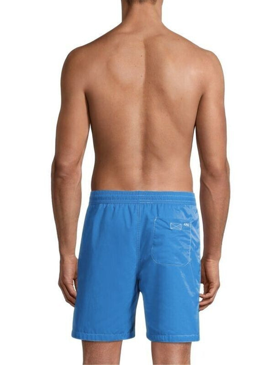 Translation missing: en.A.P.C. Men's Louis Solid Regular Fit Swim Trunks in Royal Blue-Medium