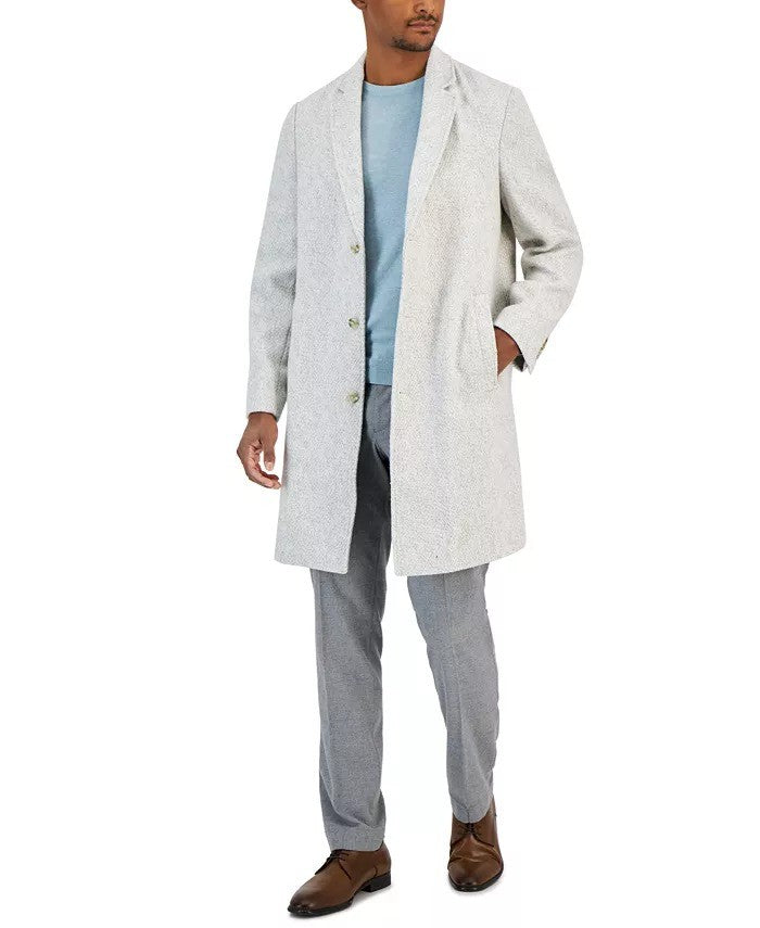 Translation missing: en.Alfani Men's Bruno Regular-Fit Textured Coat Vanilla Ice-Large 40-42
