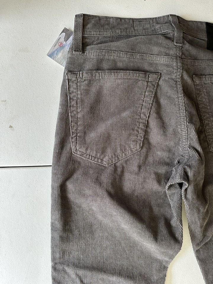 Translation missing: en.AG Tellis Men's Modern Slim Fit Corduroy Jeans in Dark Rock Grey-28/34
