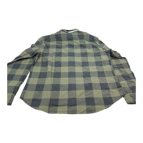 Translation missing: en.Bonobos Flannel Shirt Olive Green Buffalo Plaid Size Medium Mens Slim-Fit