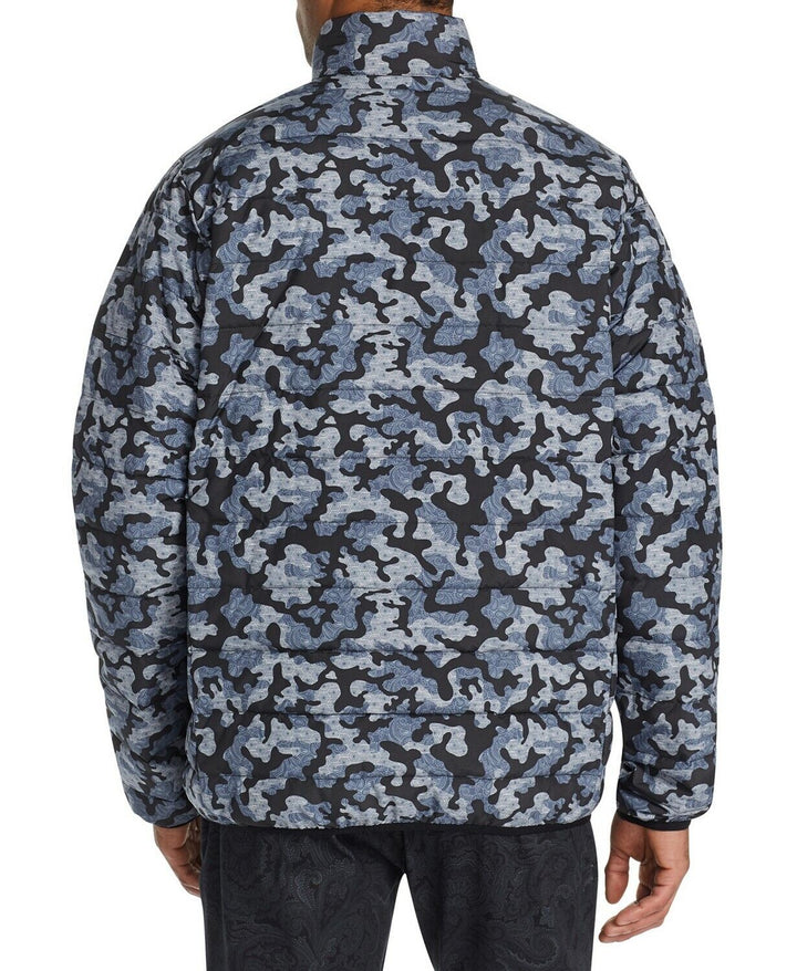 Translation missing: en.Tallia Men's Slim-Fit Water Resistant Camo Leopard Print Puffer Jacket Large
