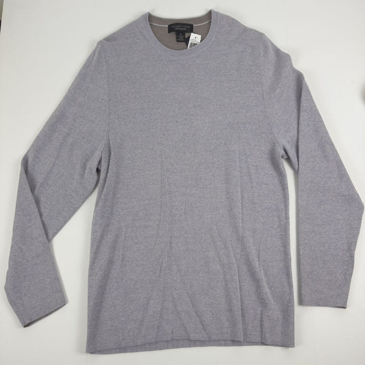 Translation missing: en.The Men's Store Merino Wool Blend Crew Neck Sweater Grey-XL