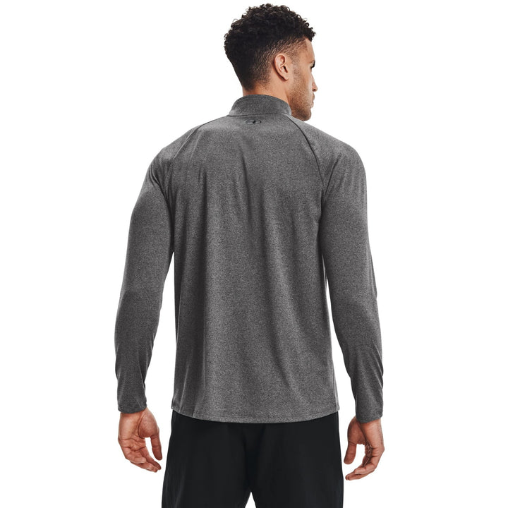 Translation missing: en.Under Armour Ua Tech Half-Zip Pullover Carbon Heather/Black Size 2XL Mens Loose